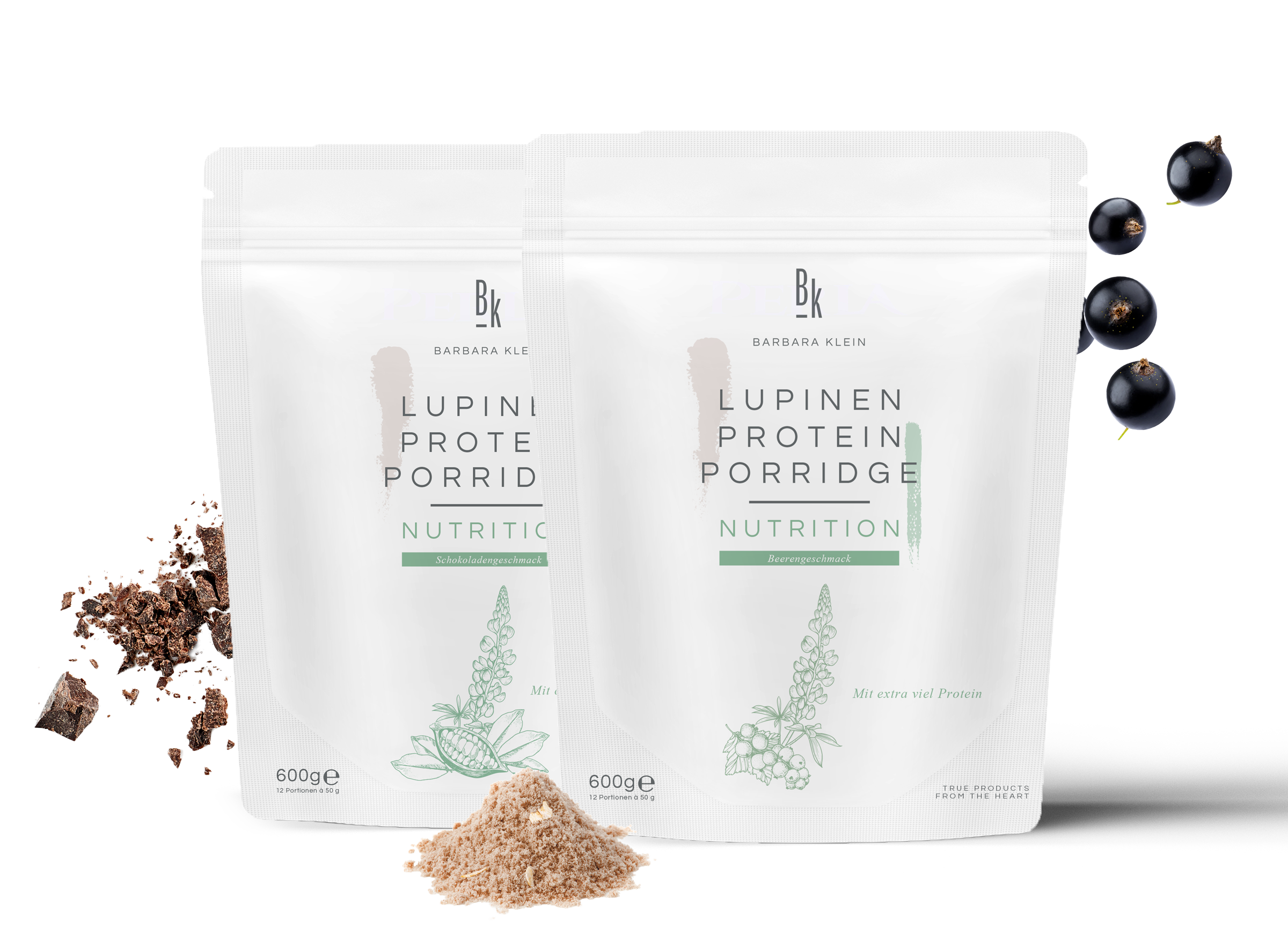 LUPINEN PROTEIN PORRIDGE Schoko + Beere