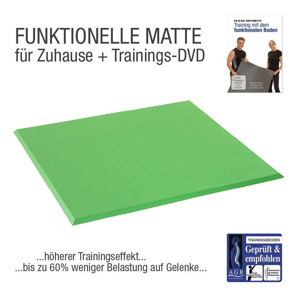 FUNCTIONAL EXERCISE MAT for Home – Green