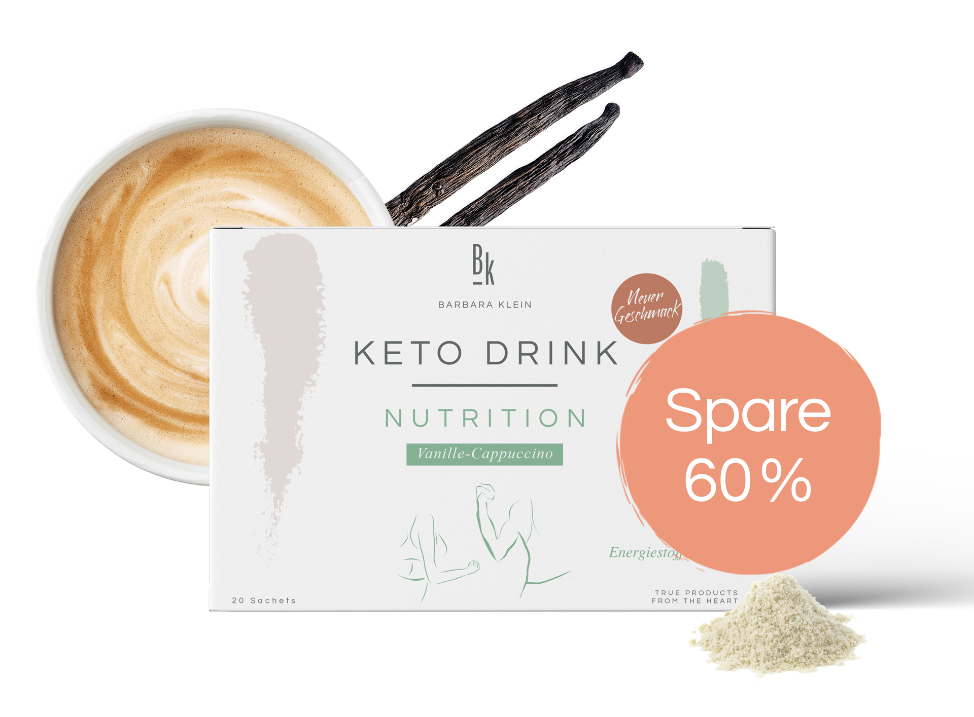 Keto Drink 20er Vanille Cappuccino